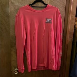 Long Sleeve Pink Tee